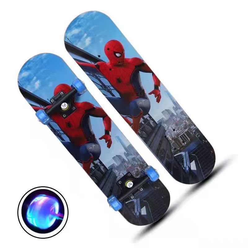 80x20PVC flash wheel - Spider-Man
